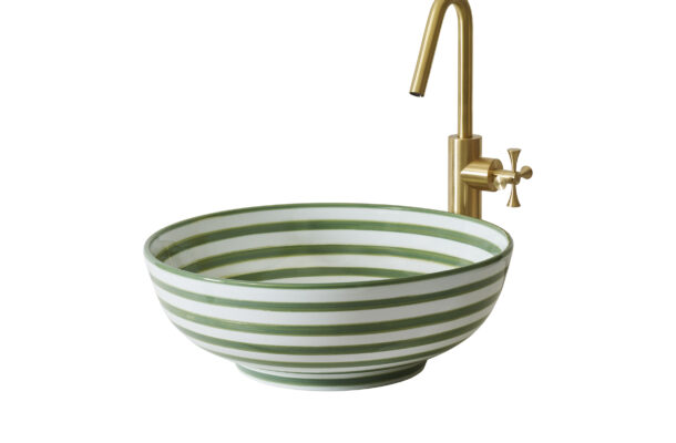 Striped Countertop Basin