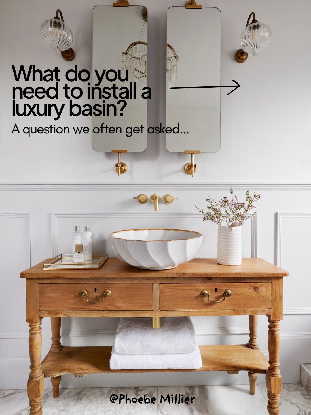 What do you need to install your basin? ✨ From basin to bracket, tap to finishing touches — every...