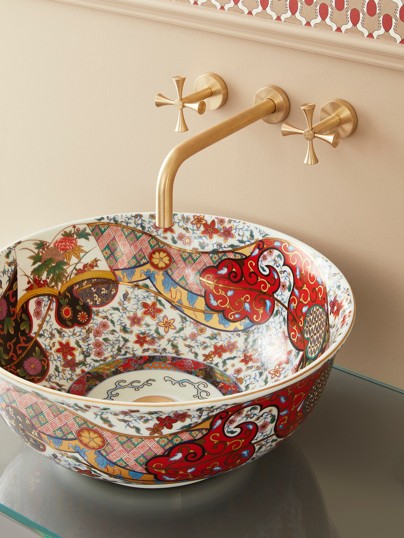 The Melody Basin ❤️ A vibrant statement piece ✨ The Melody countertop basin conjures a traditional...