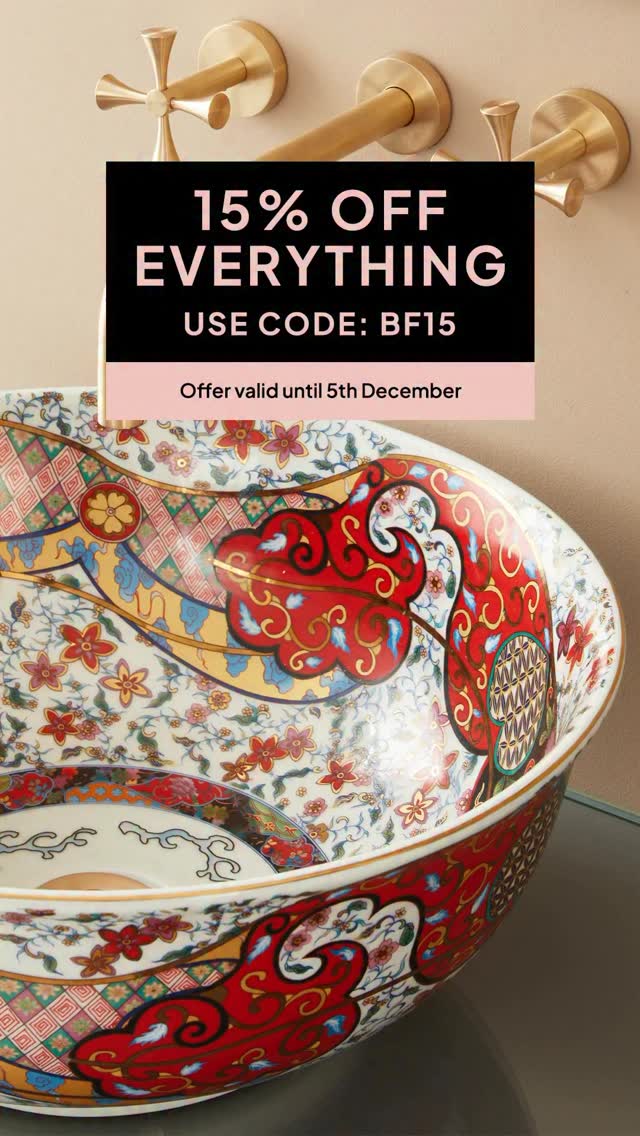 Get 15% OFF our entire range with code BF15. Enter discount code at point of checkout. Offer valid...