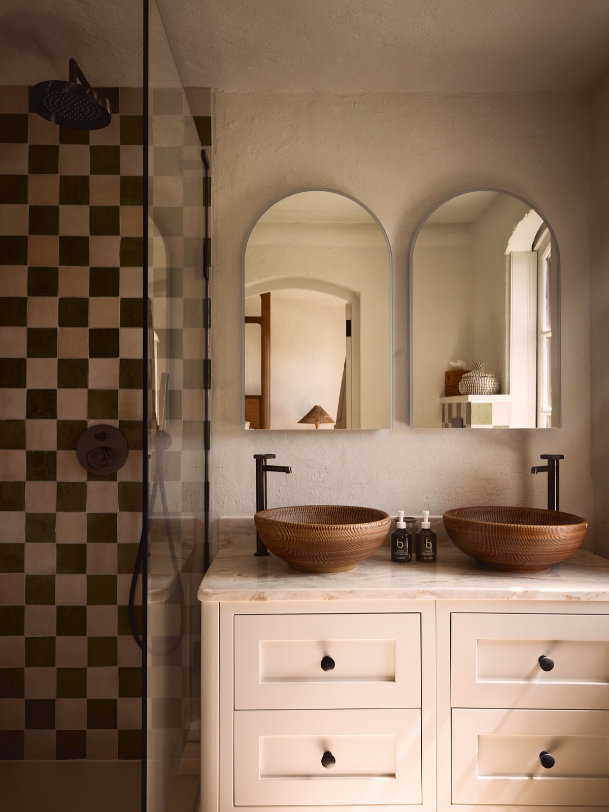 @oceanusmustique chose a pair of Aubrey basins for one of the bathroom suites at their fabulous...