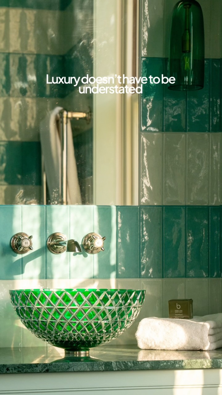 From vibrant handcrafted basins to bold wallpapers, rich colour palettes and beautifully layered...