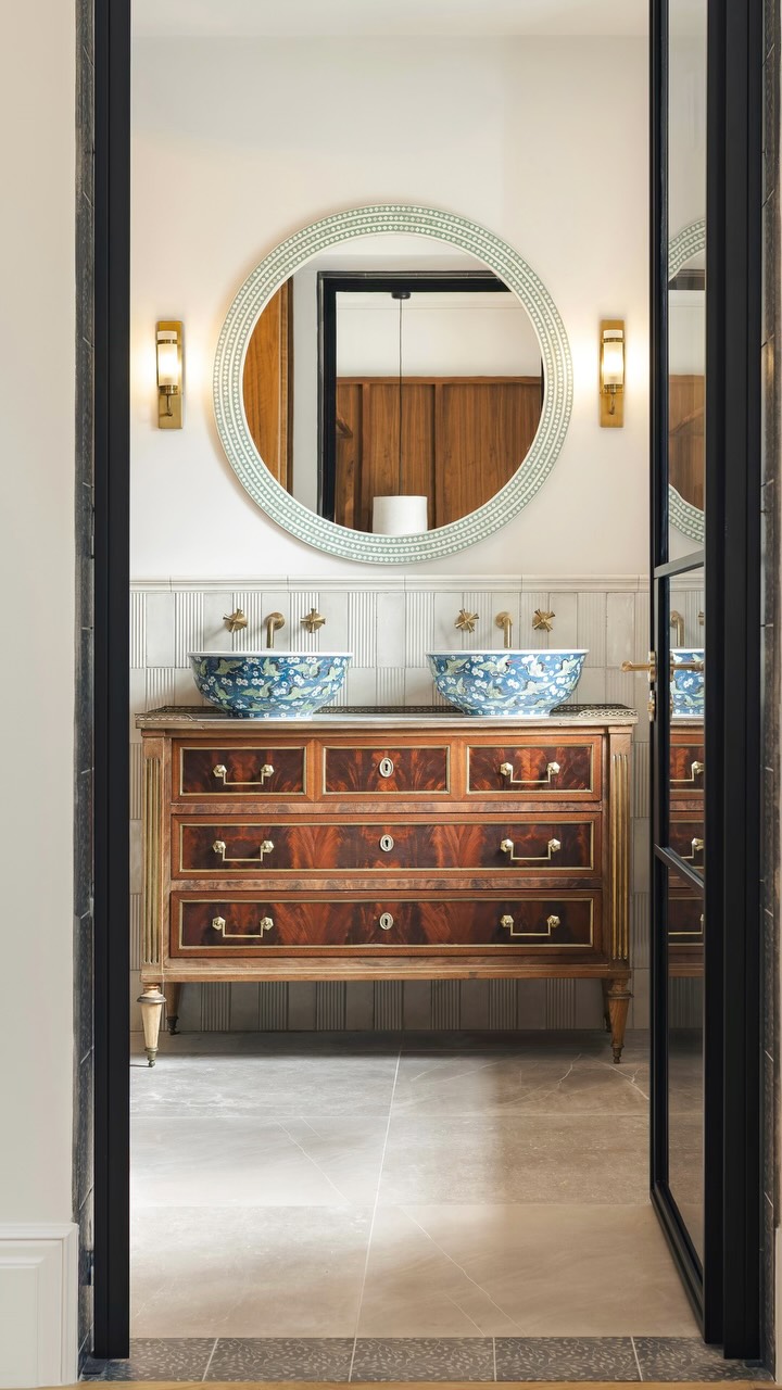 Inside a beautifully considered Lake District manor house ✨ Designed by @patience_and_gough, this...